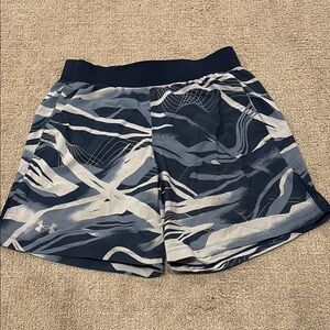 Under Armour Navy and Gray Athletic Shorts